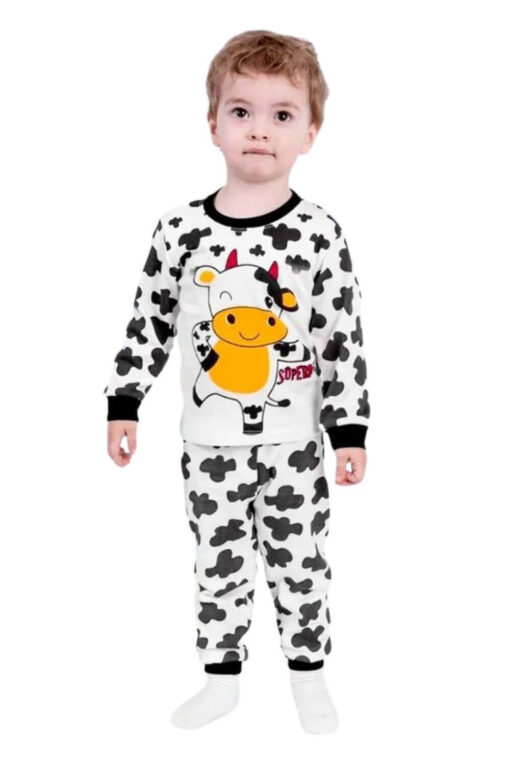 Παιδική Πιτζάμα Cow Unisex W1465 - Image 3