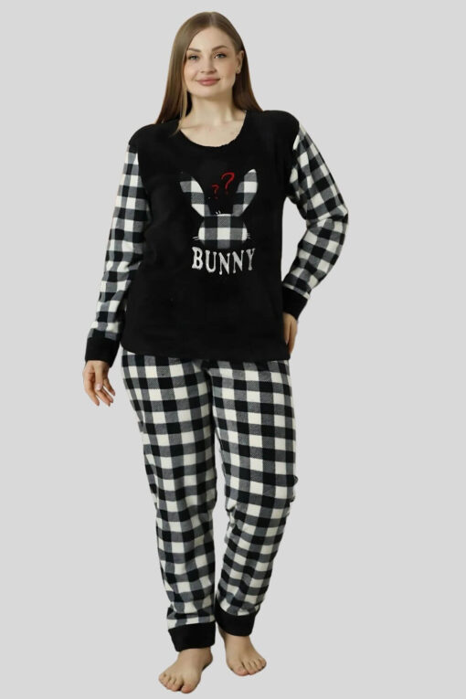 Πιτζάμα Γυναικεία Fleece Bunny 15935 - ΚΟΚΚΙΝΟ, XL